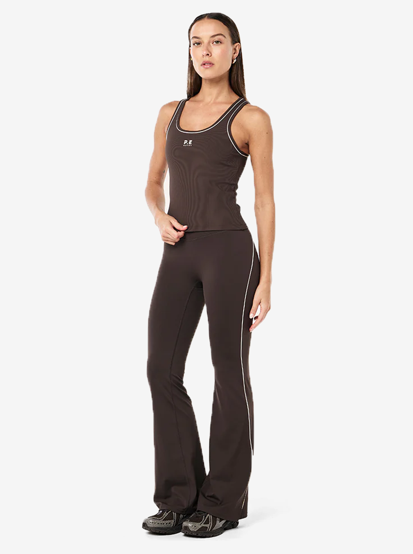 Preview Piping Legging in Coffee