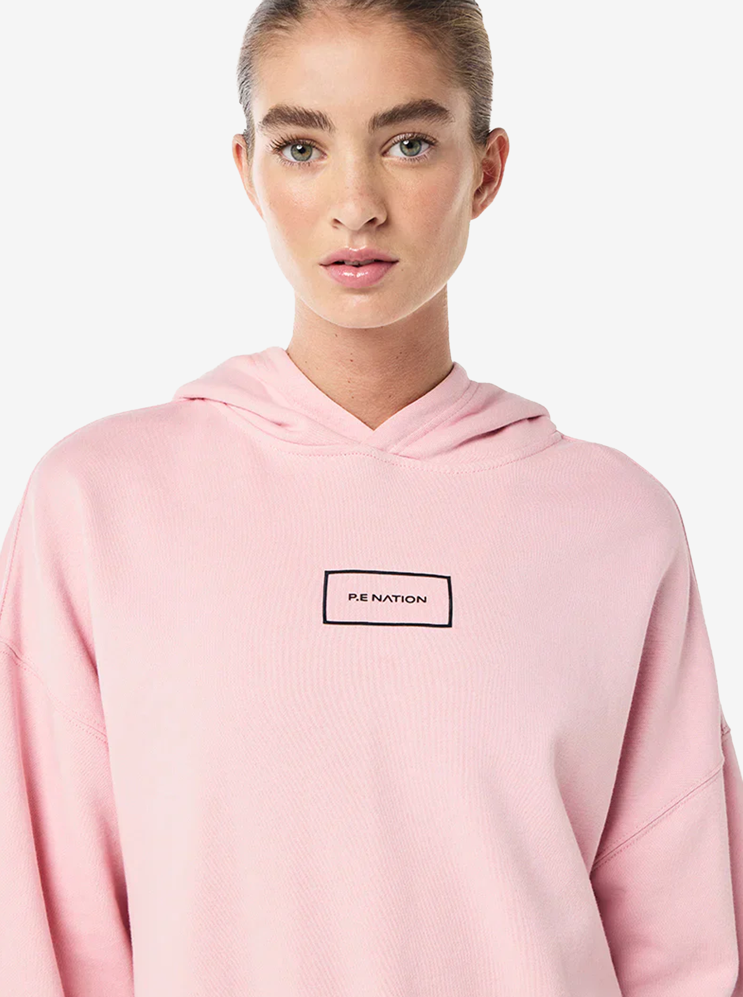 Global Hoodie in Chalk Pink