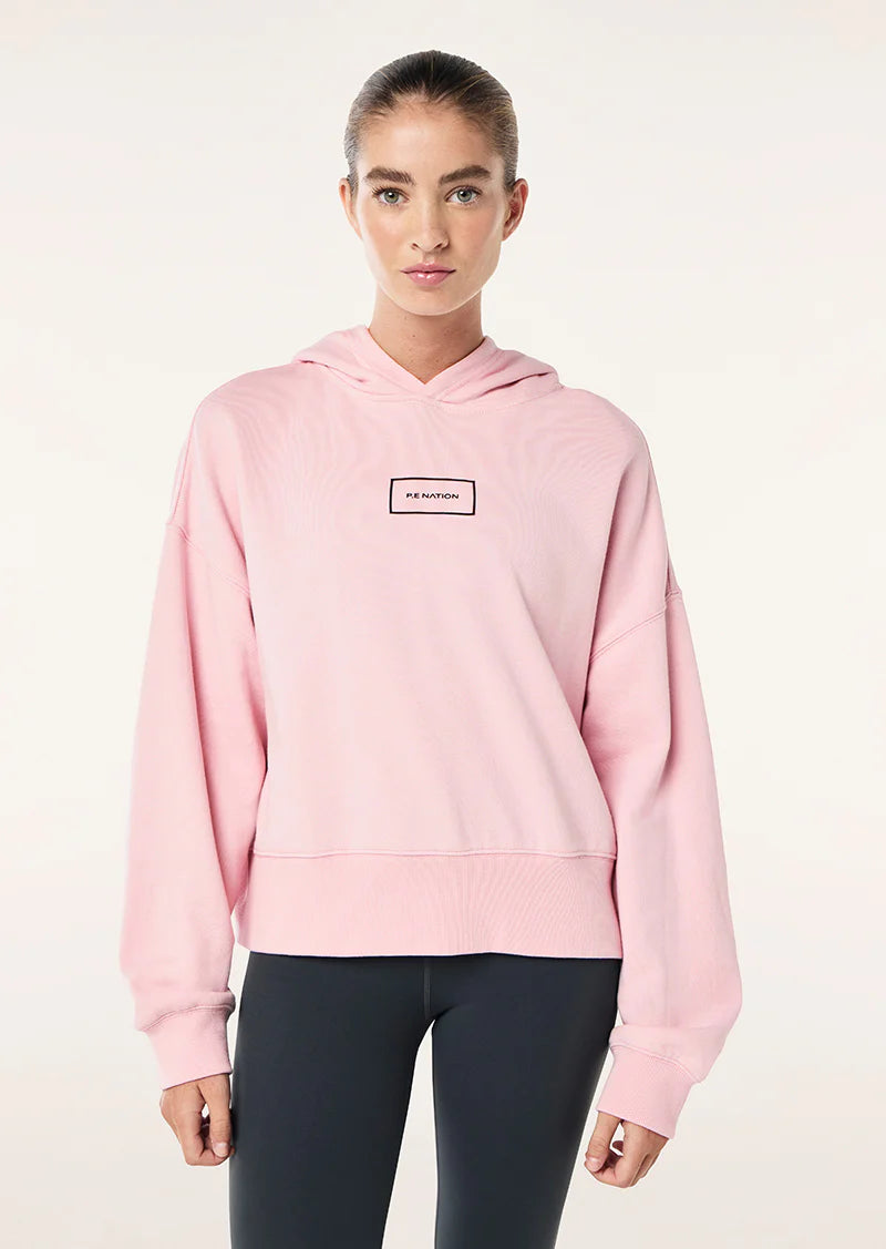 Global Hoodie in Chalk Pink