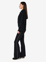 High Season Zip Neck Knit in Black