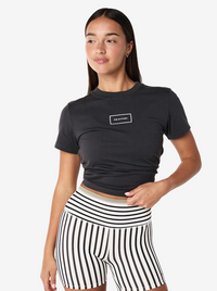 Kite Tee in Washed Black