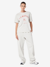 Liberation Tee in Light Grey Marle