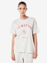 Liberation Tee in Light Grey Marle