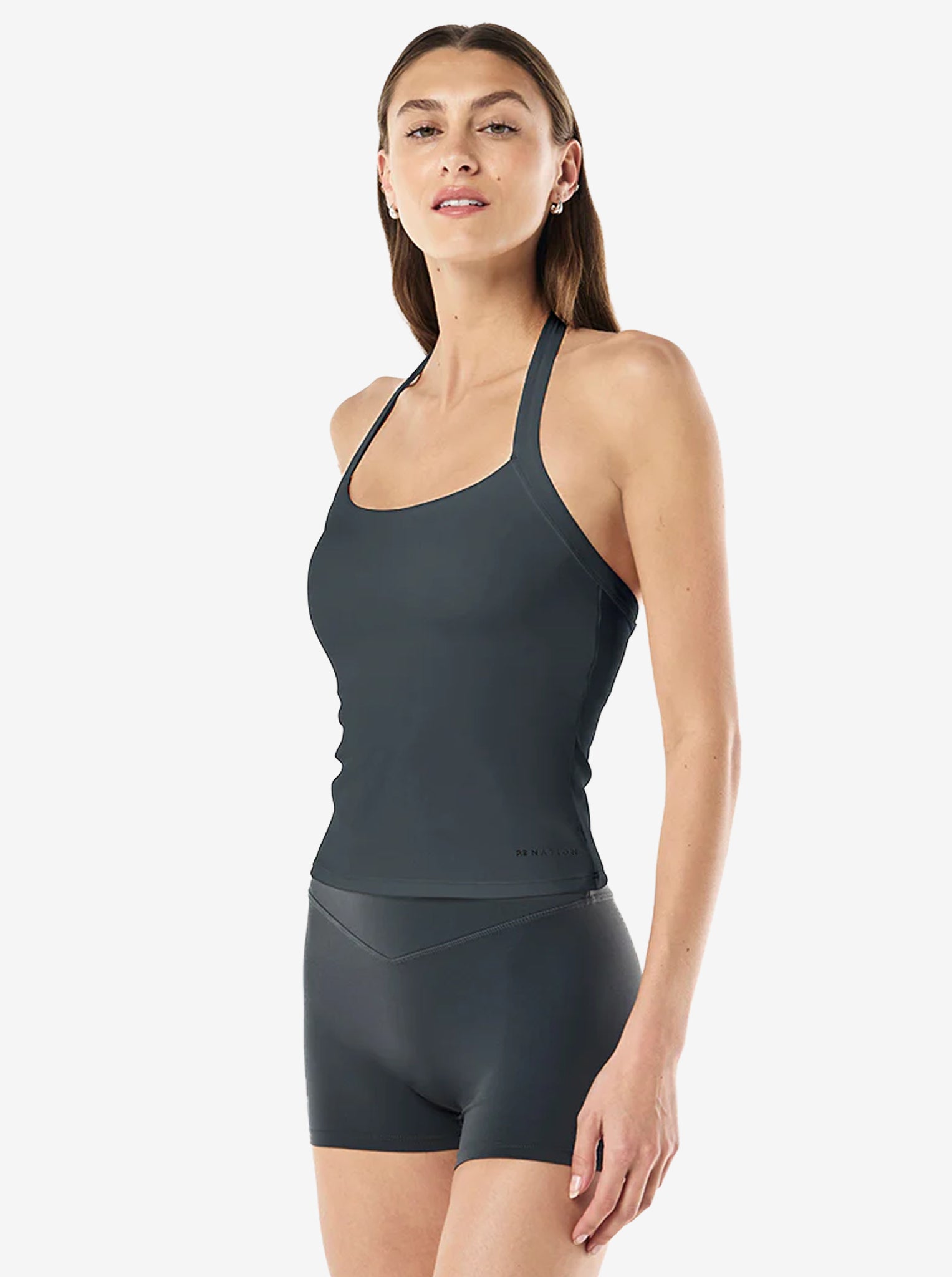 Unwind Halter Tank in Asphalt