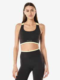Highgate Sports Bra in Smokestone & Lemonade