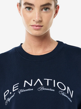 Volume Sweat in Washed Dark Navy