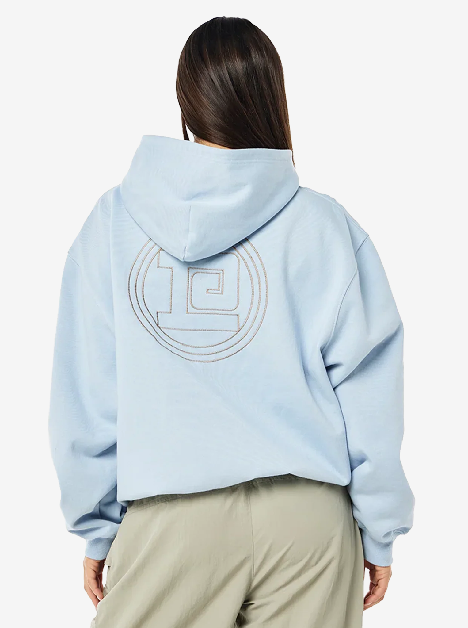 Output Hoodie in Dusty Blue