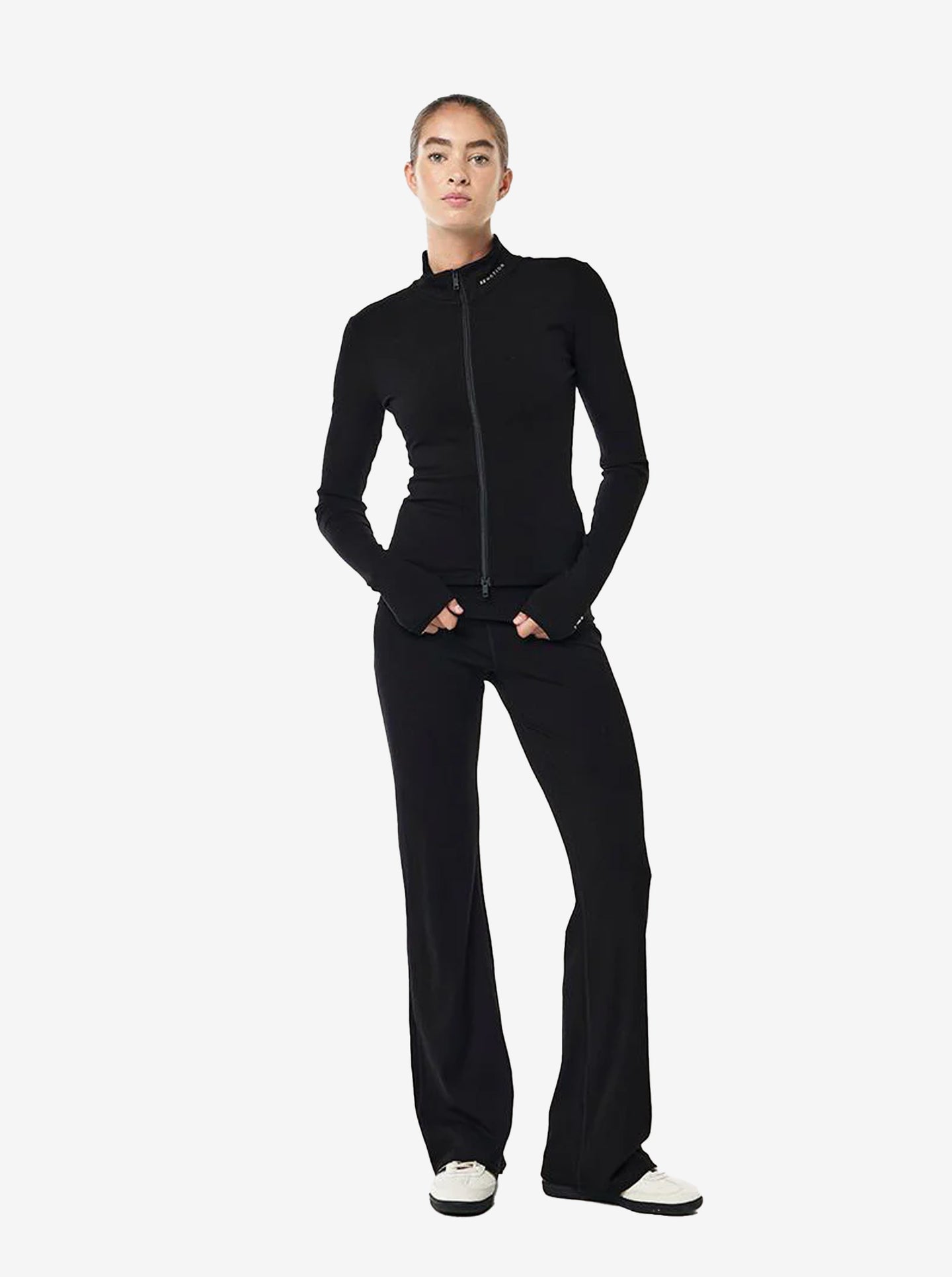 Social Club Zip Jacket in Black