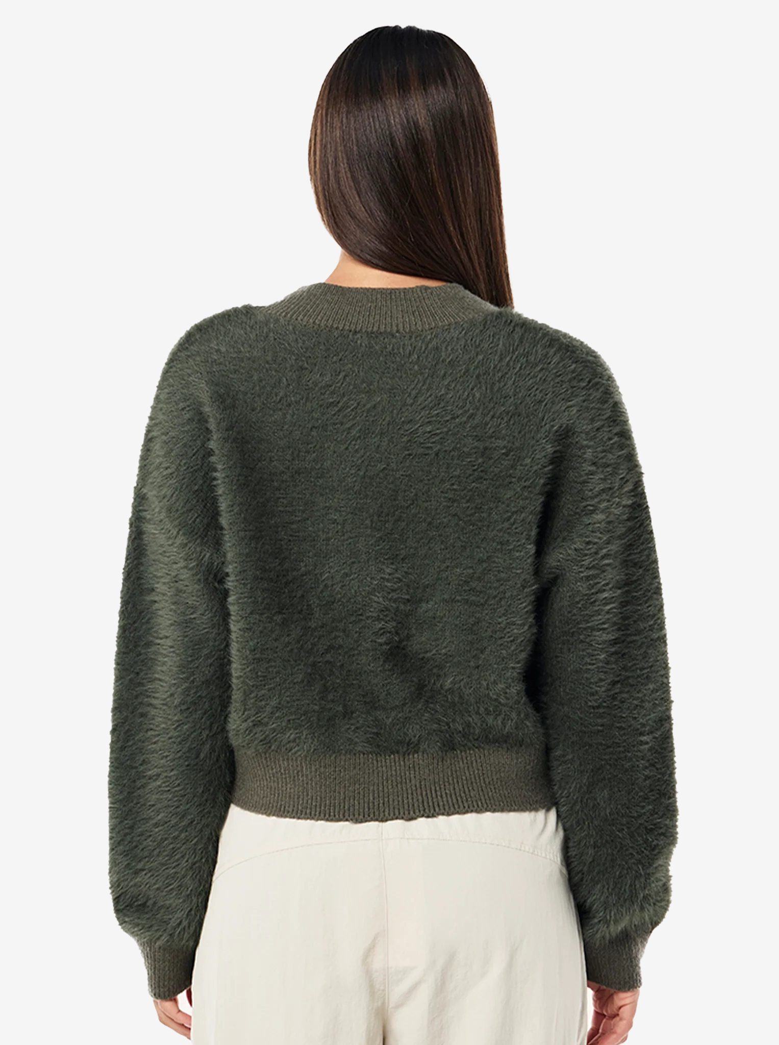 Greenpoint V Neck Knit in Caviar