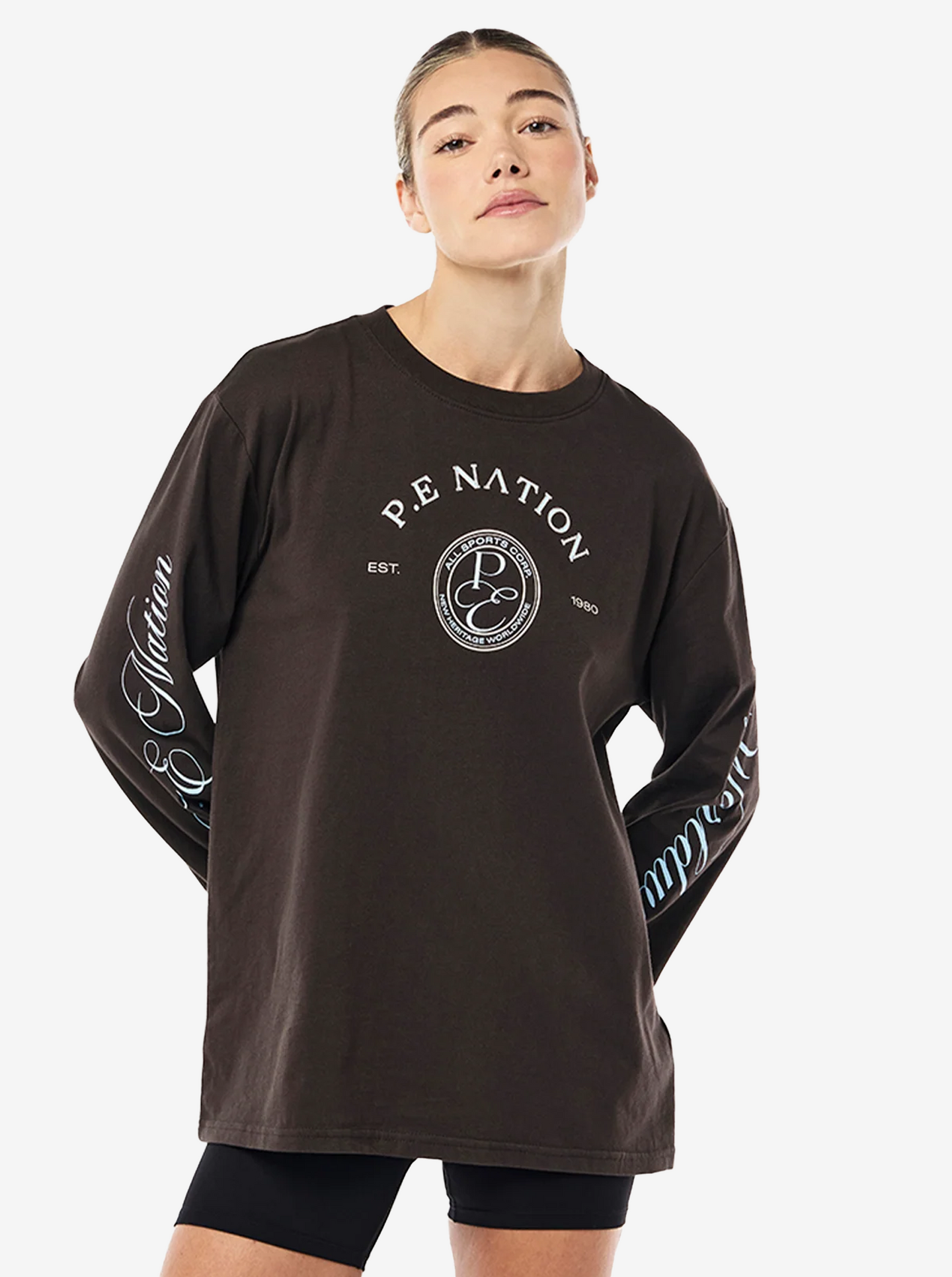 Dalston Long Sleeve Tee in Caviar