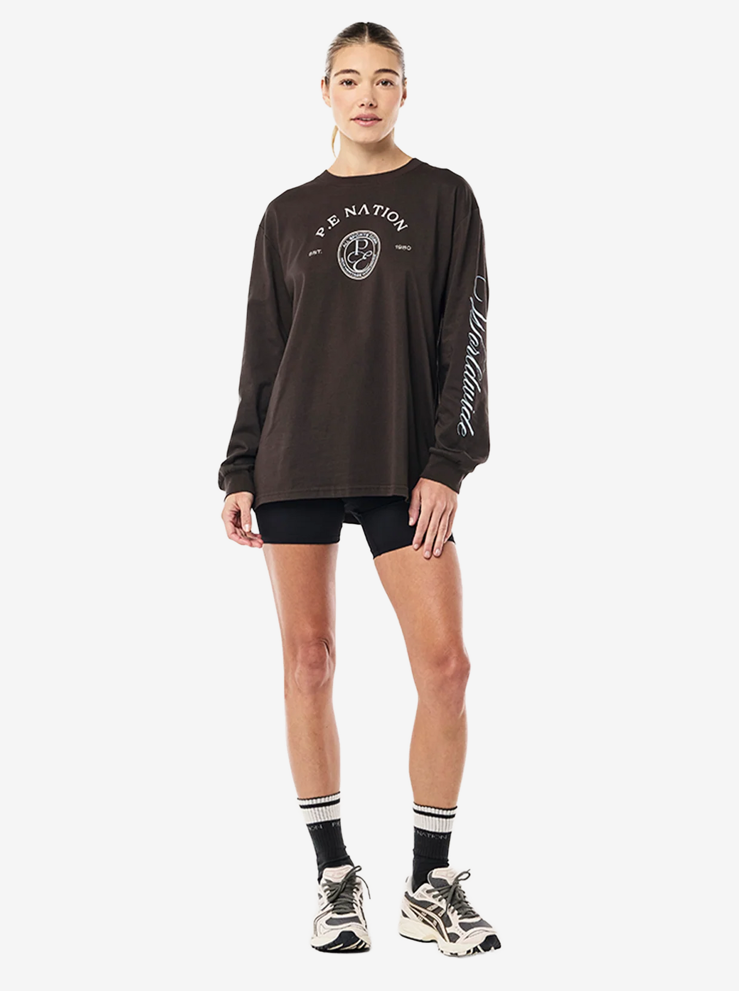 Dalston Long Sleeve Tee in Caviar