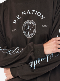 Dalston Long Sleeve Tee in Caviar