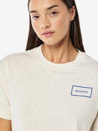 Kite 2 Tee in Oat Marle
