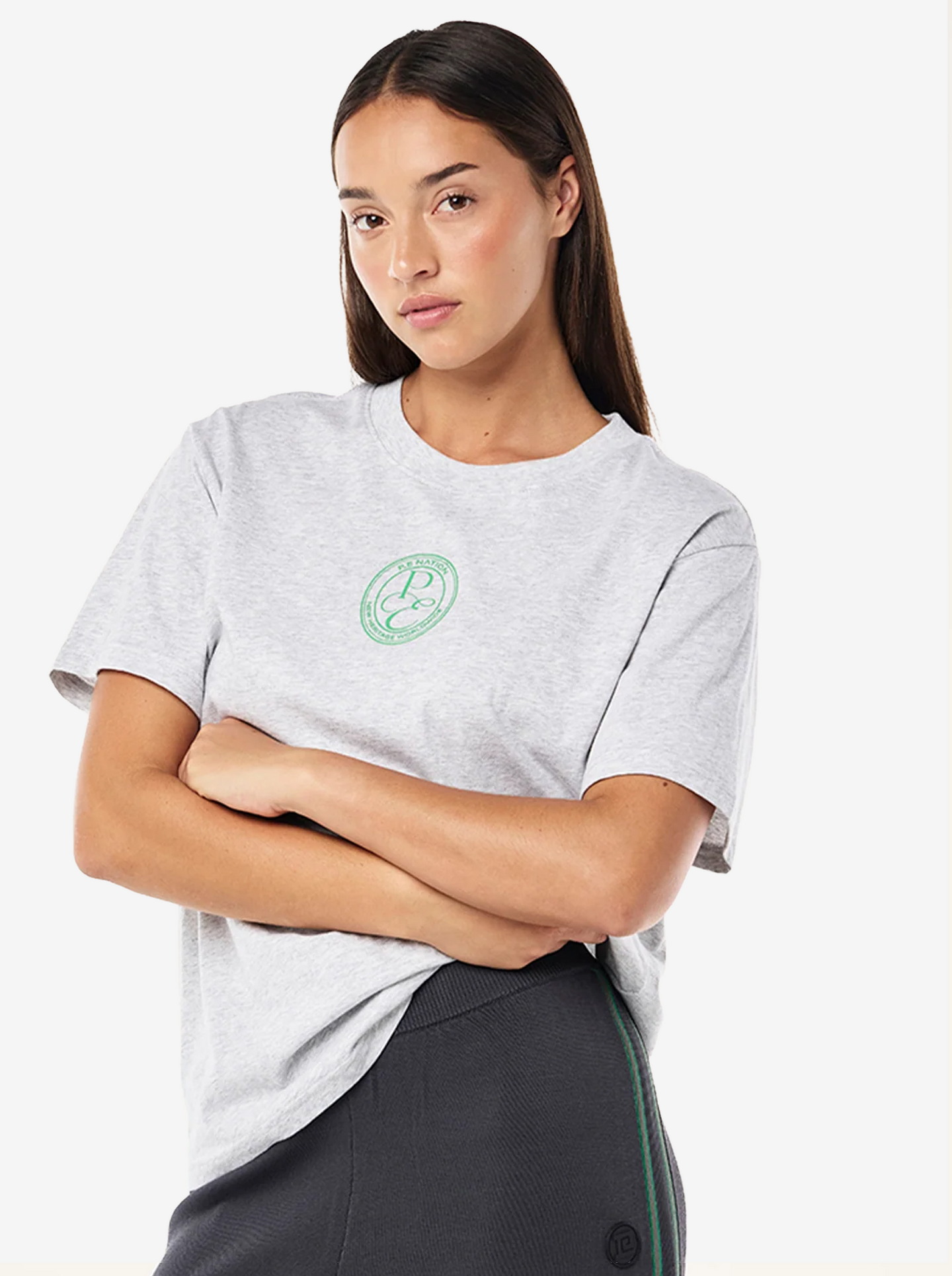 Exposition 2 Tee in Grey Marle