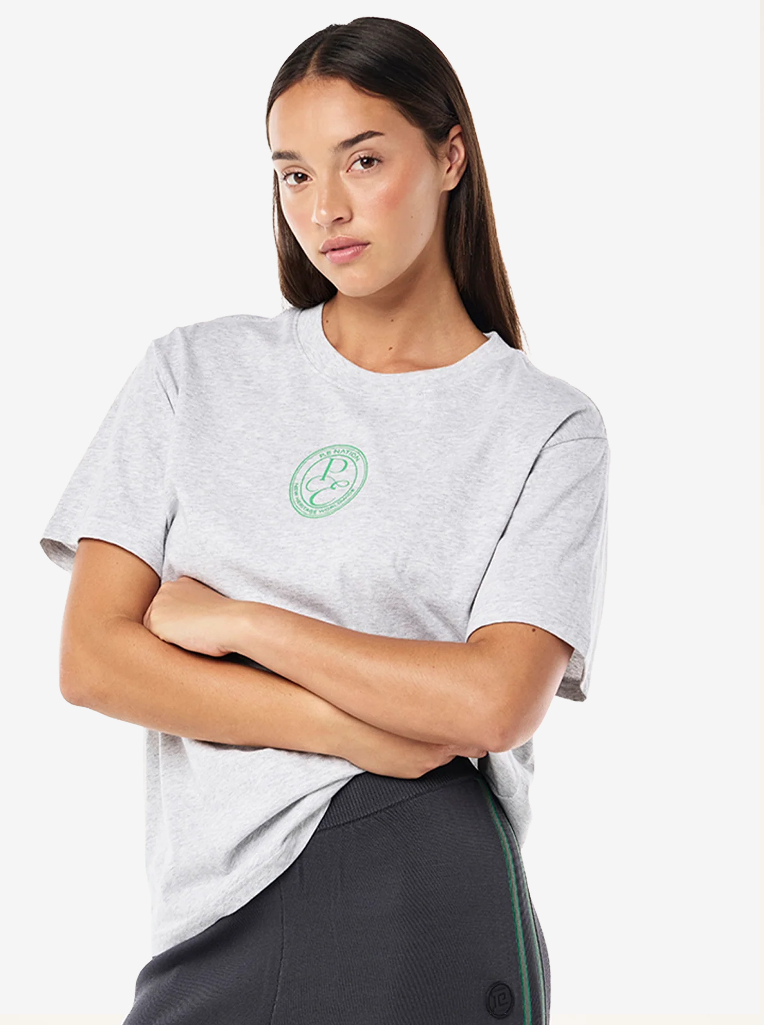 Exposition 2 Tee in Grey Marle