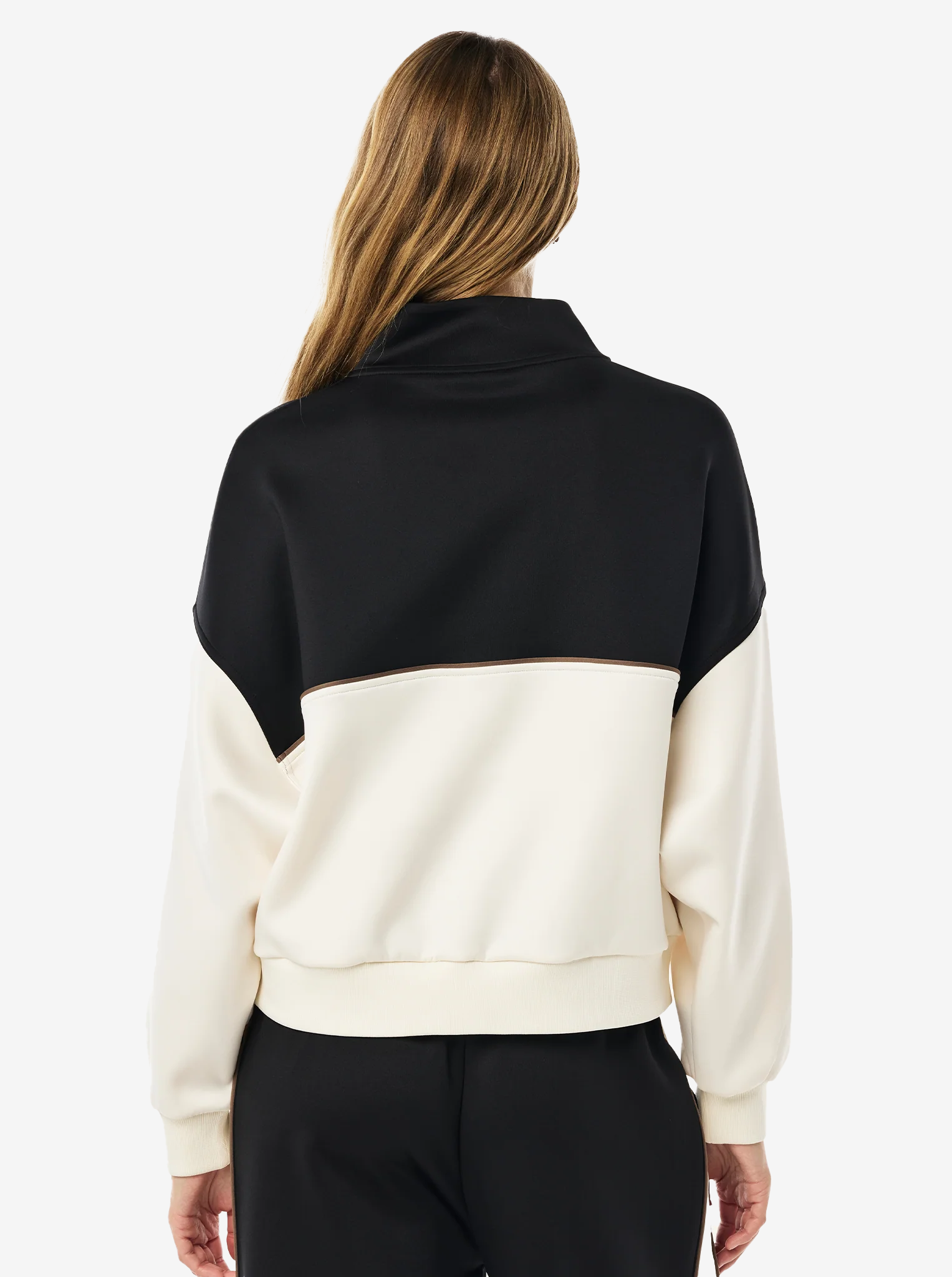 Boundless Zip Neck in Whisper White
