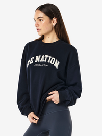 Heritage Sweat in Dark Sapphire