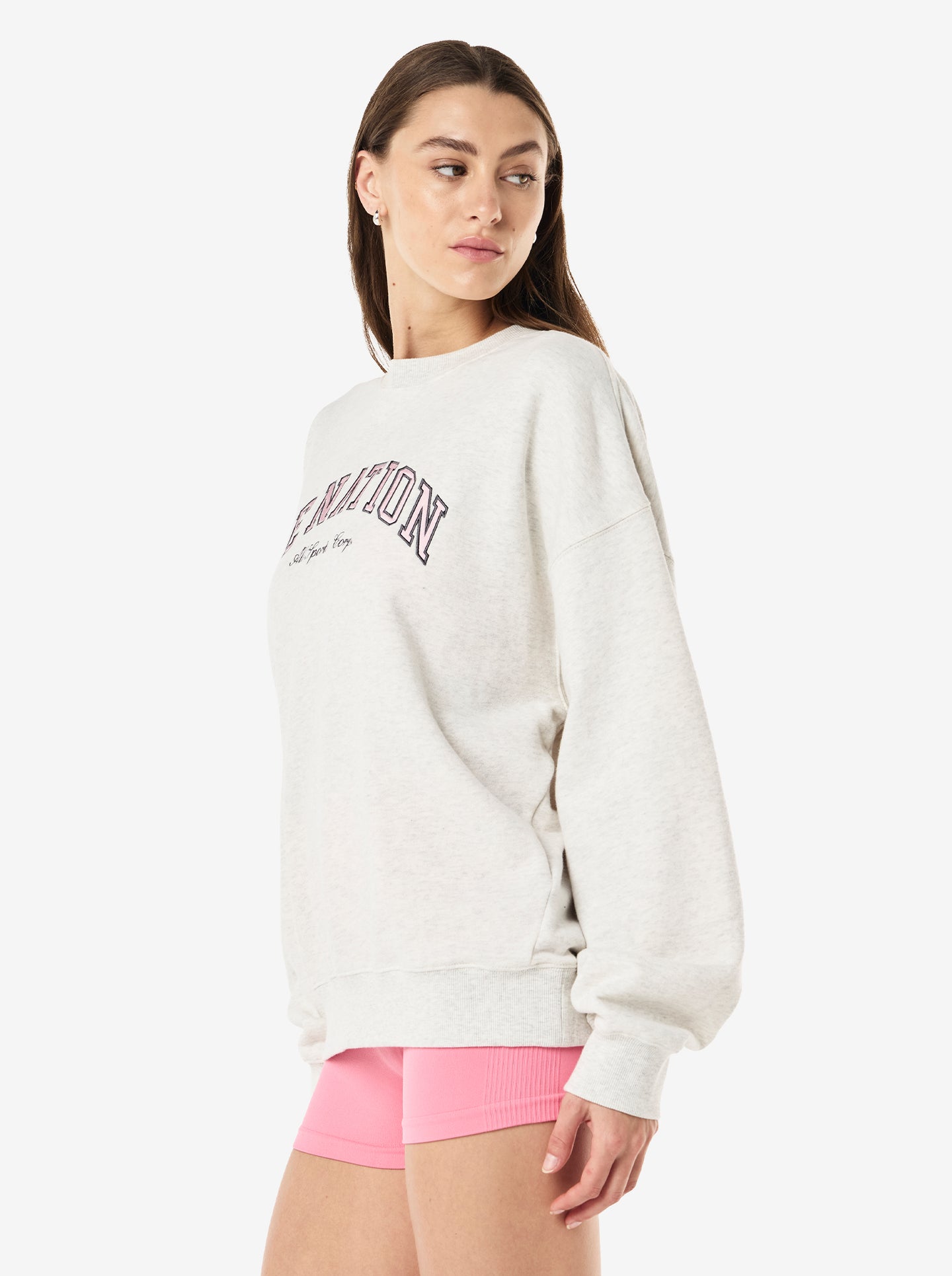 Heritage Sweat in Grey Marle