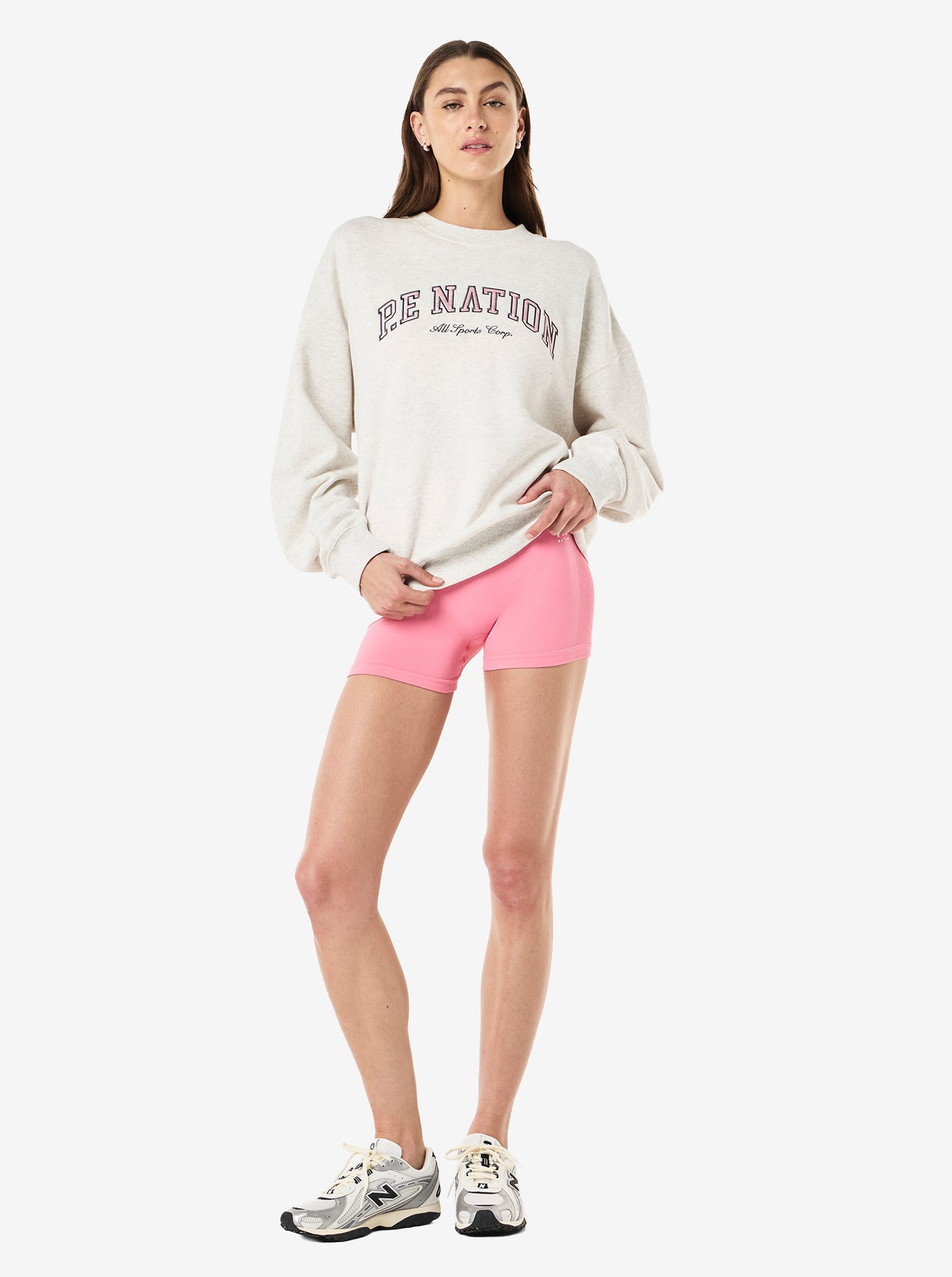 Heritage Sweat in Grey Marle