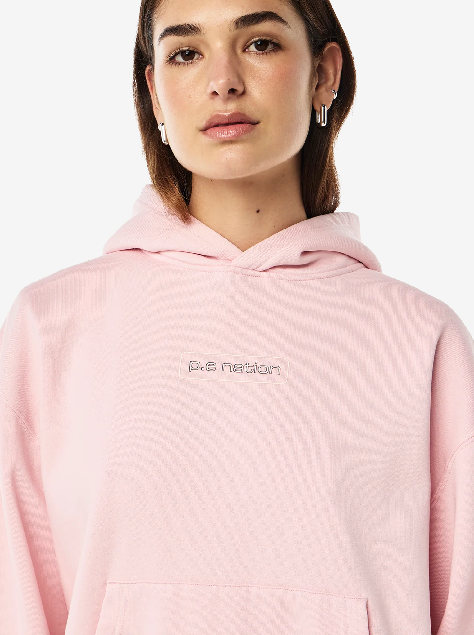 Peak Hoodie in Washed Chalk Pink