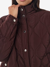 Surge Quilt Jacket in Mahogany