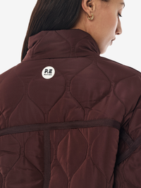 Surge Quilt Jacket in Mahogany