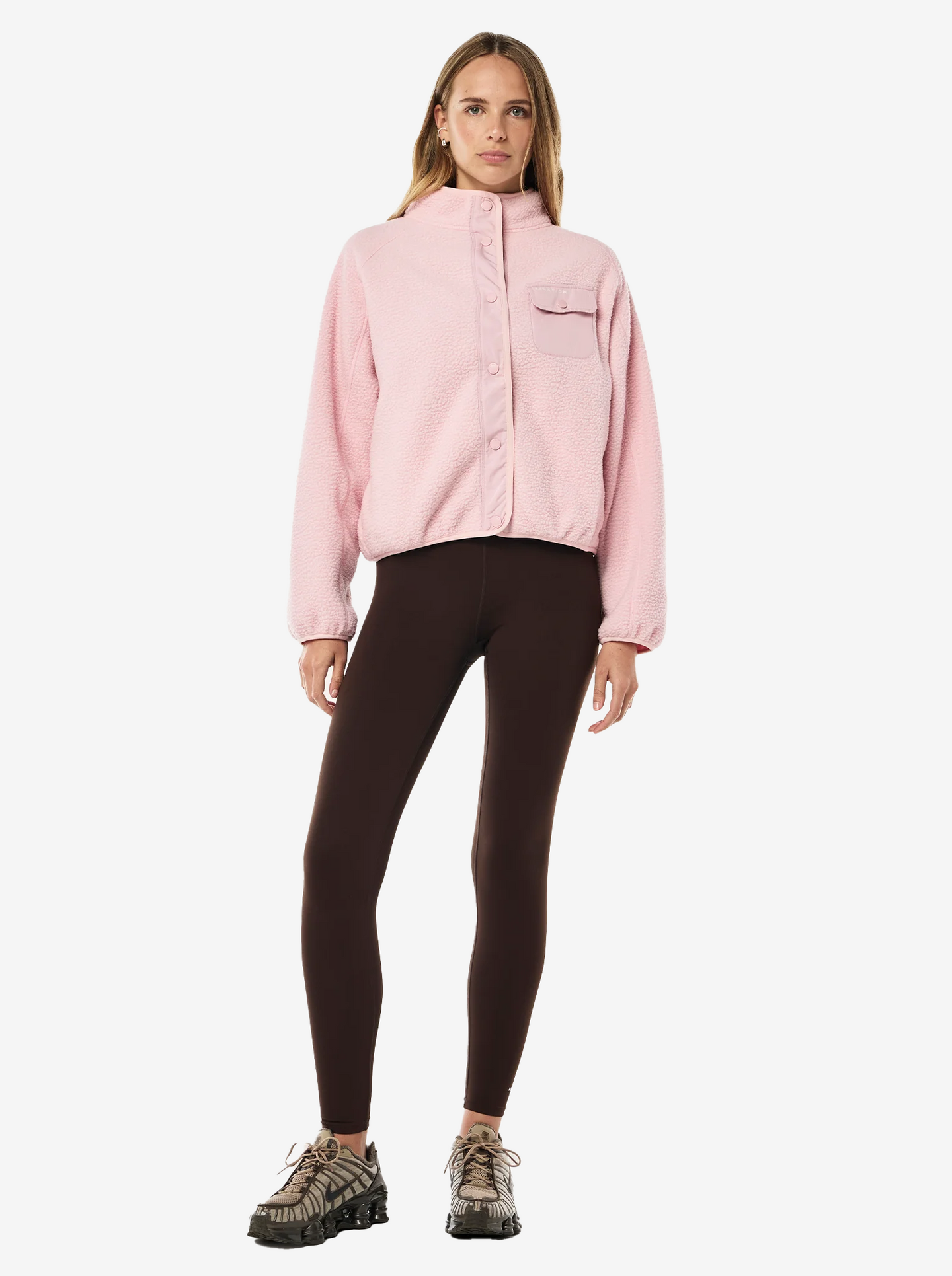Takeover Jacket in Chalk Pink