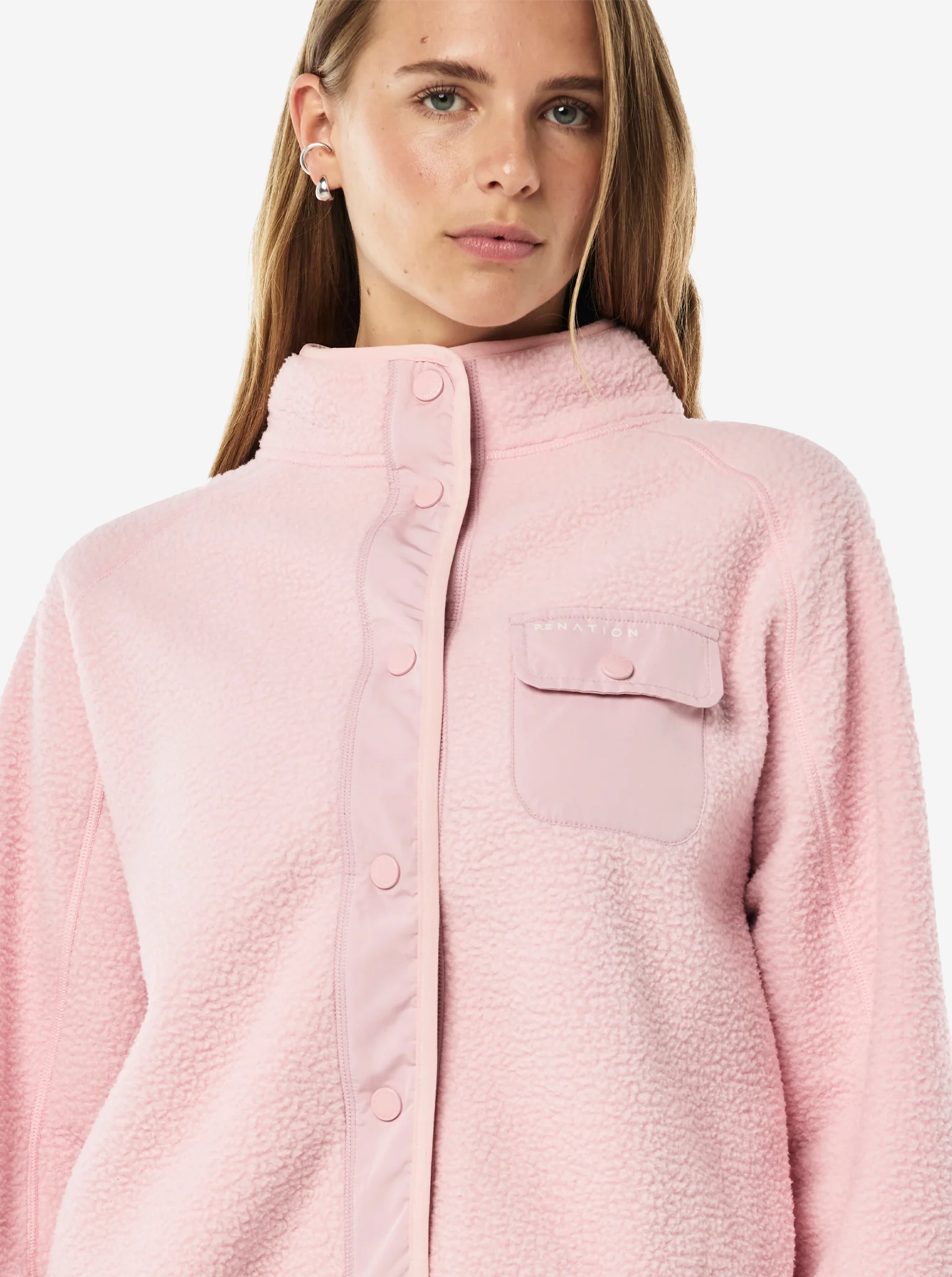 Takeover Jacket in Chalk Pink