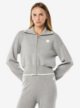 Verge Knit Jacket in Grey Marle
