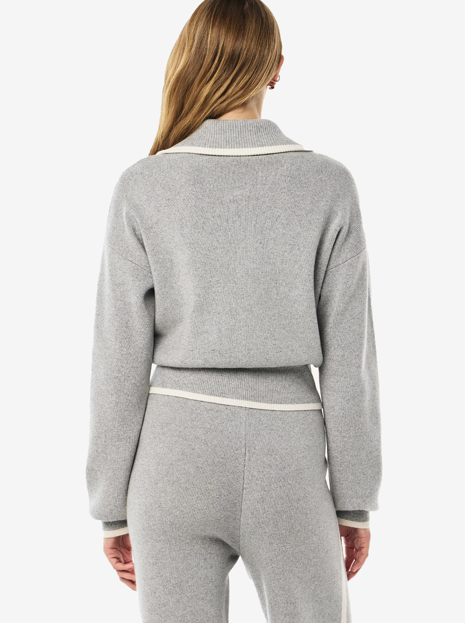 Verge Knit Jacket in Grey Marle
