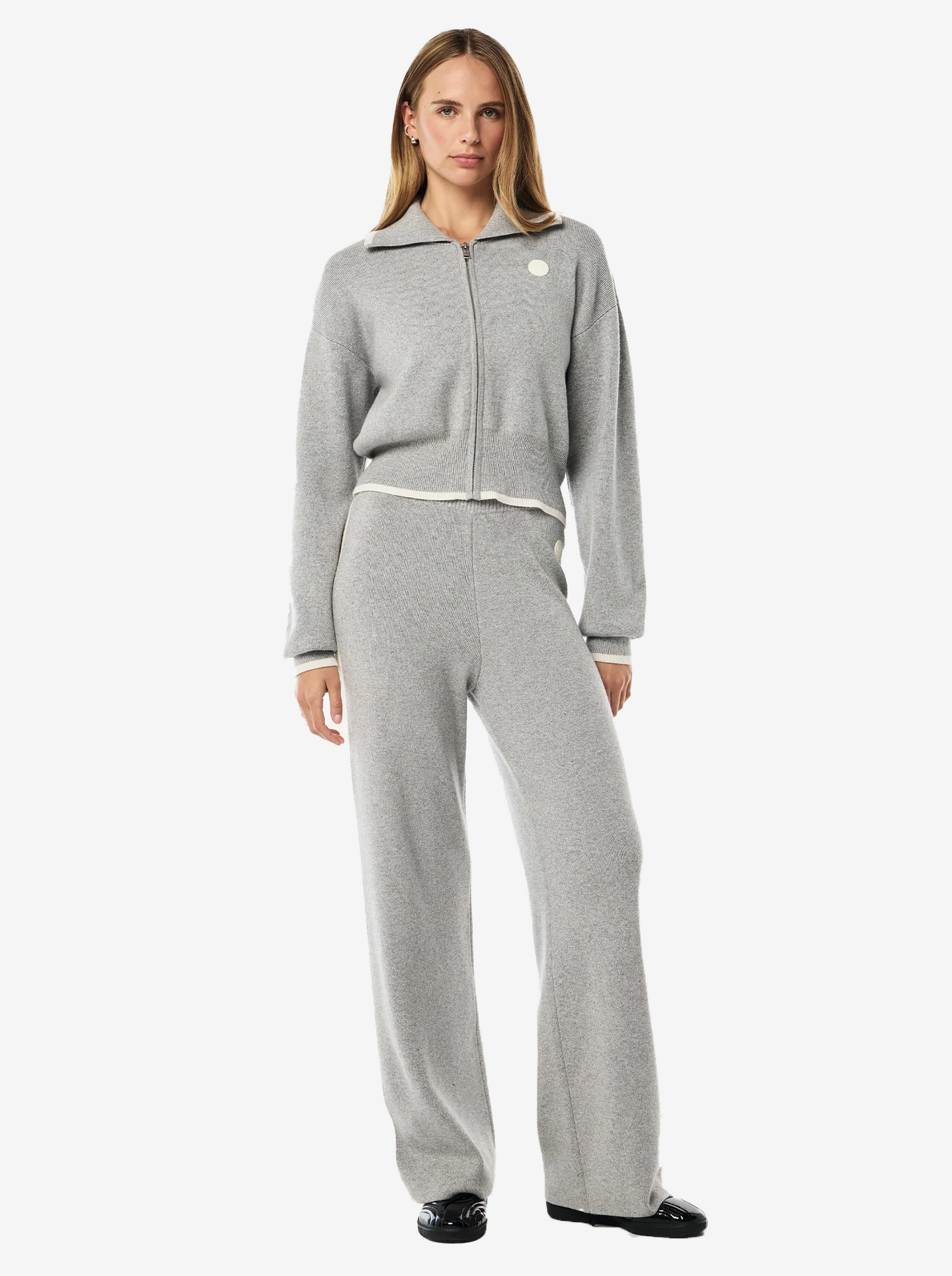 Verge Knit Jacket in Grey Marle