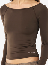 Aura Long Sleeve in Espresso