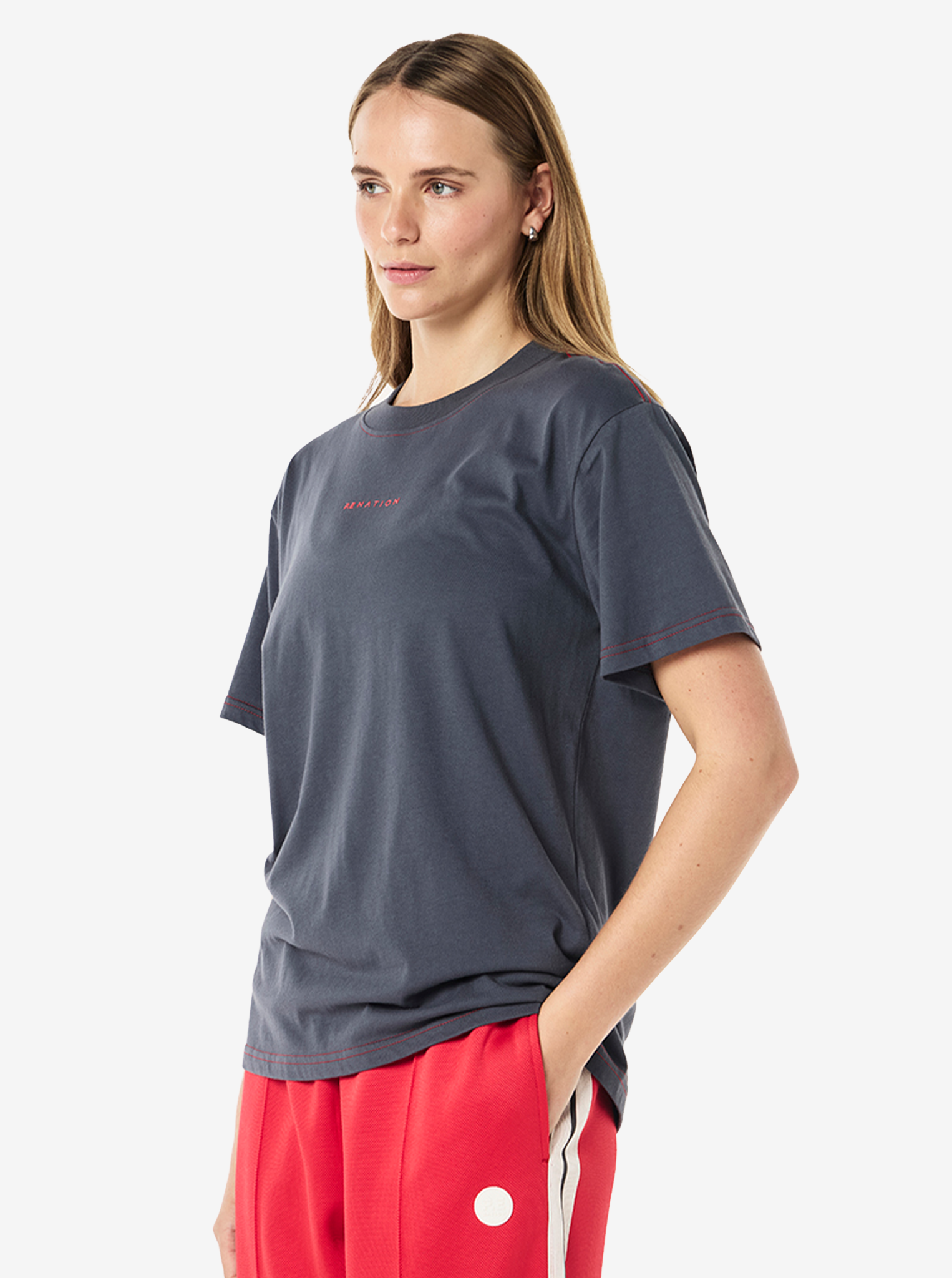 Shift Tee in Marine Blue