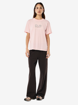 Flux Tee in Chalk Pink