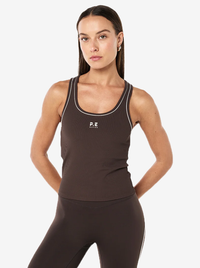 Nexus Rib Tank in Coffee