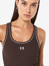 Nexus Rib Tank in Coffee