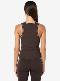 Nexus Rib Tank in Coffee