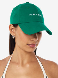 Shift Cap in College Green & Optic White