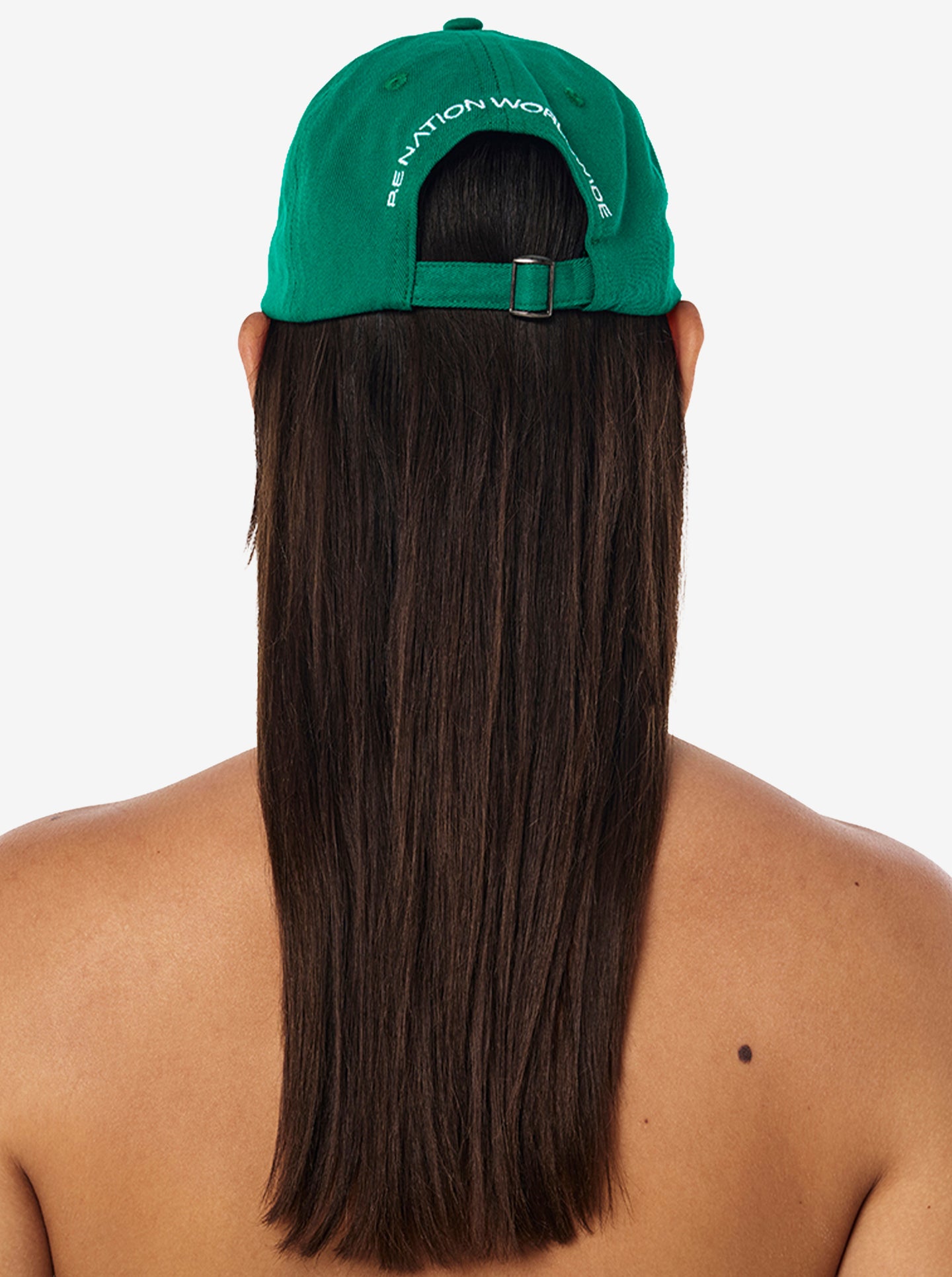 Shift Cap in College Green & Optic White