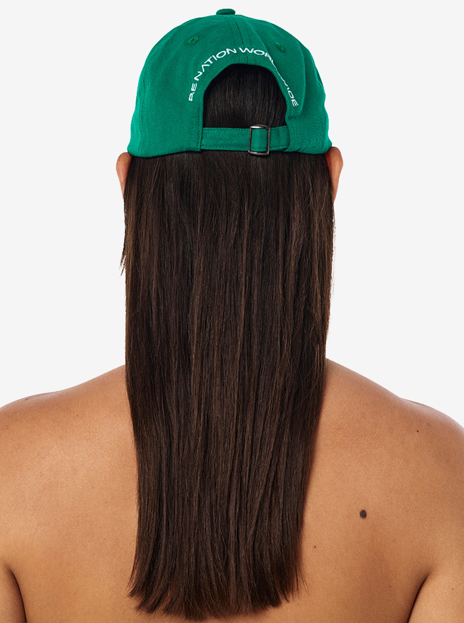 Shift Cap in College Green & Optic White