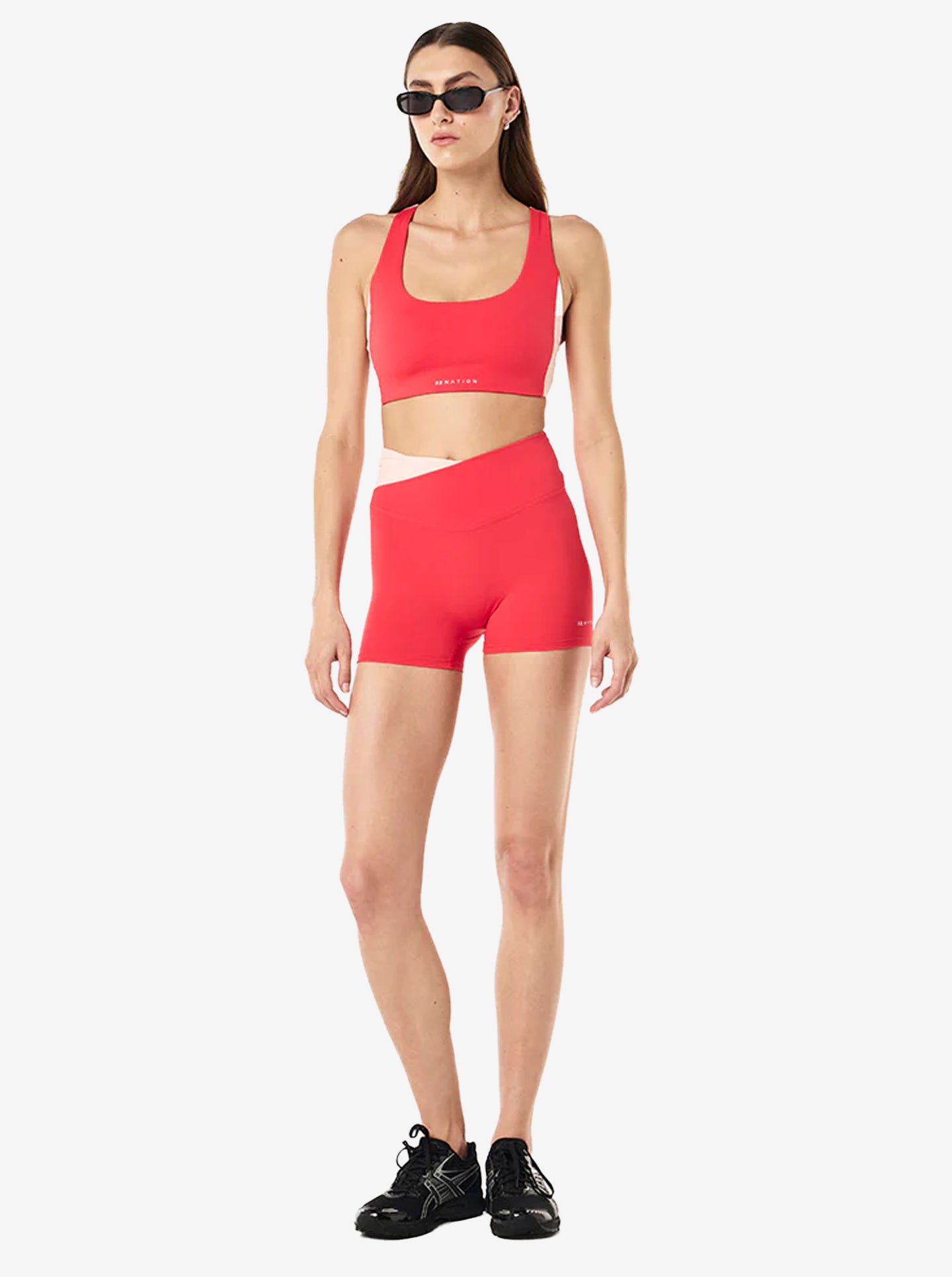 Zone Sports Bra in Strawberry