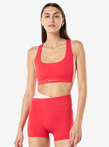 Zone Sports Bra in Strawberry