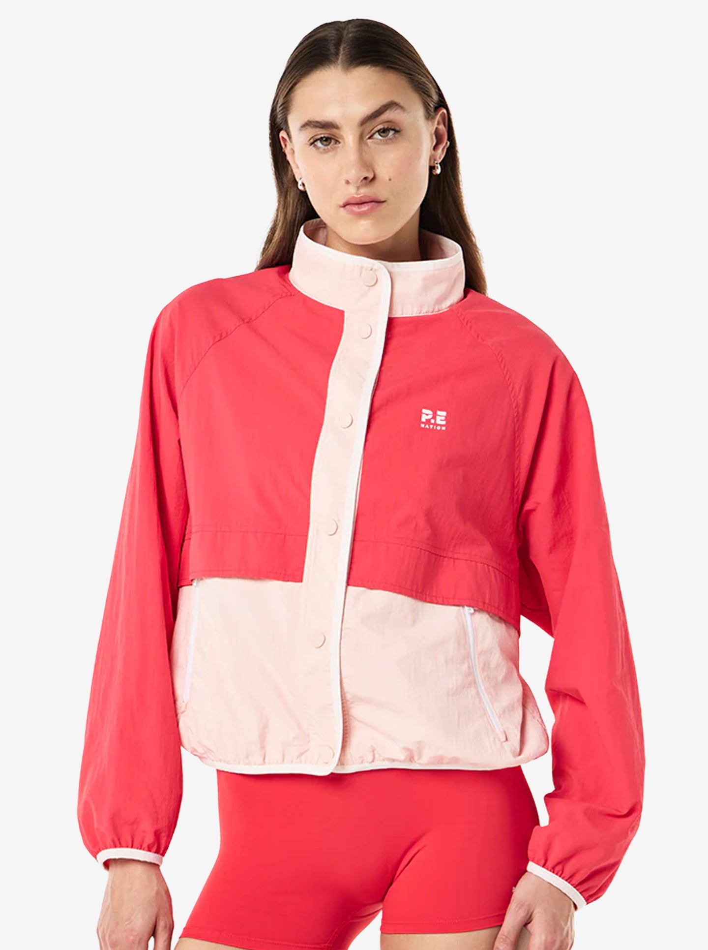 Technique Spray Jacket in Strawberry