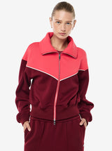 Triumph Jacket in Cabernet & Strawberry