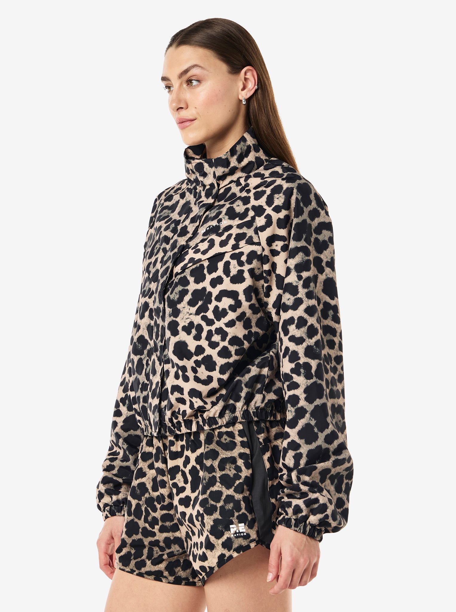 Shield Jacket in Leopard Print