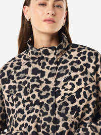 Shield Jacket in Leopard Print