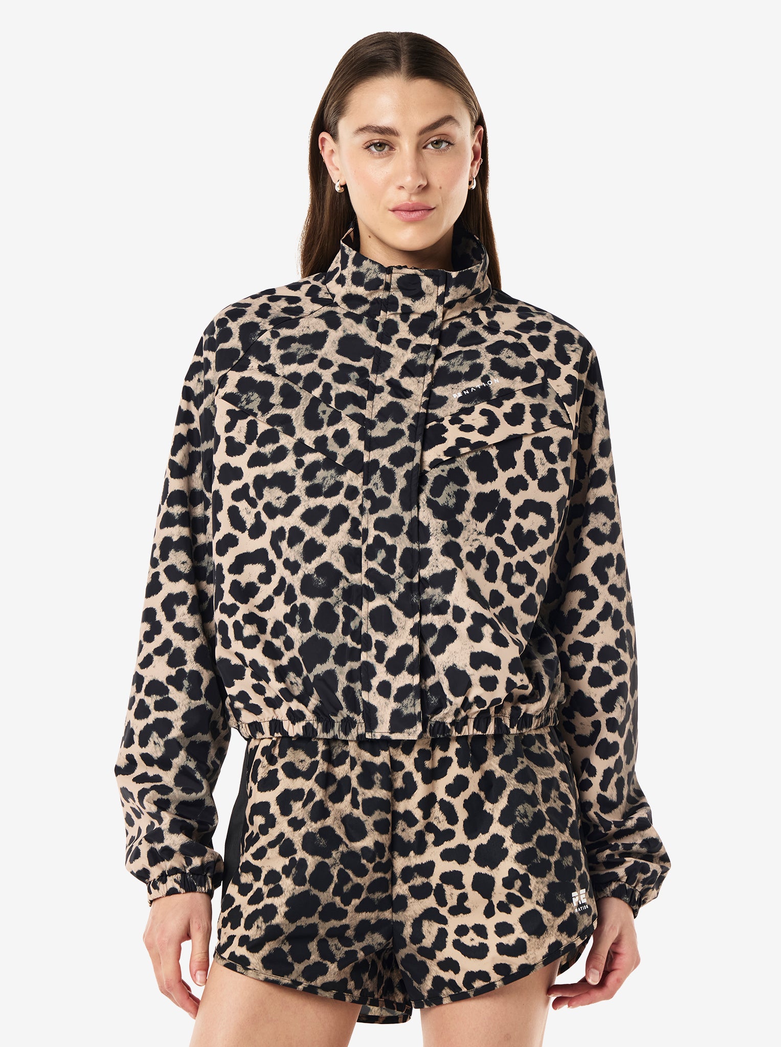 Shield Jacket in Leopard Print