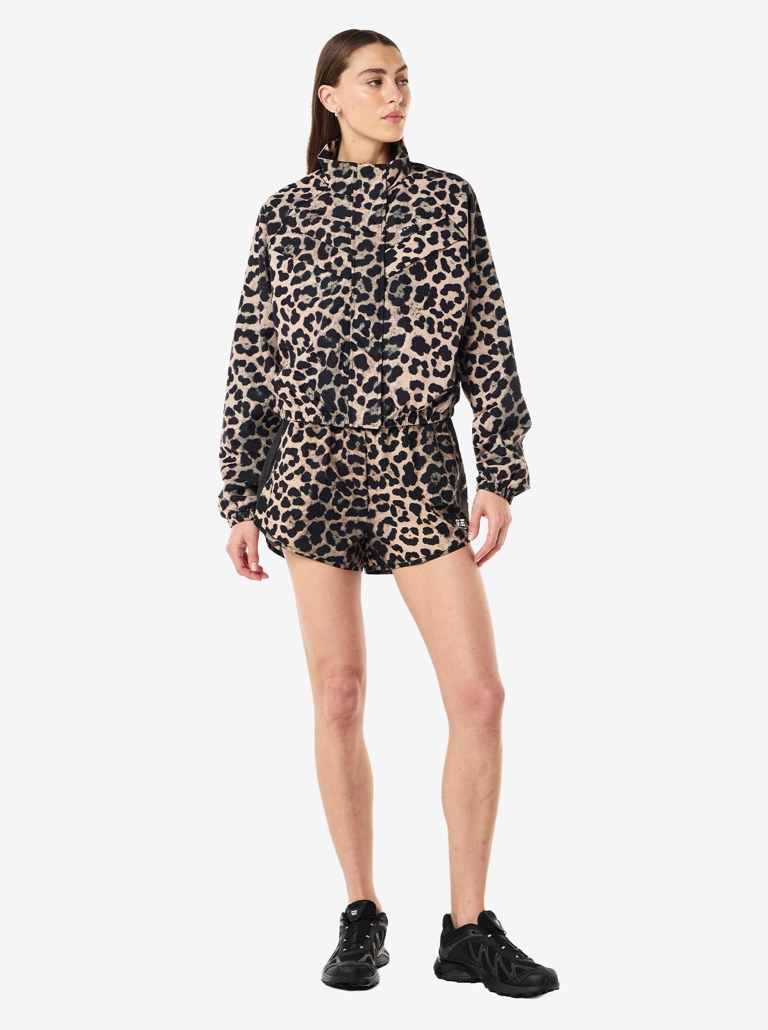Shield Jacket in Leopard Print