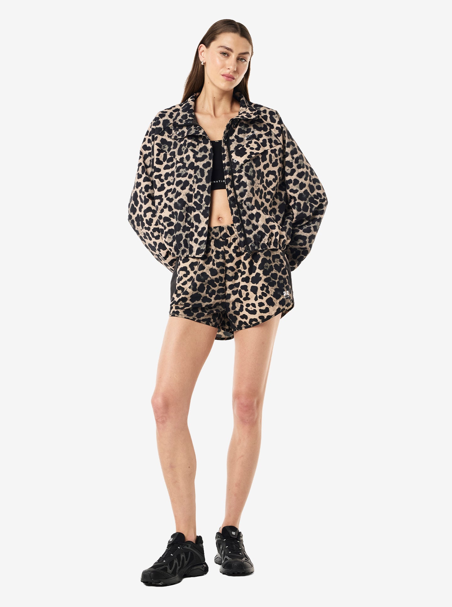 Shield Jacket in Leopard Print