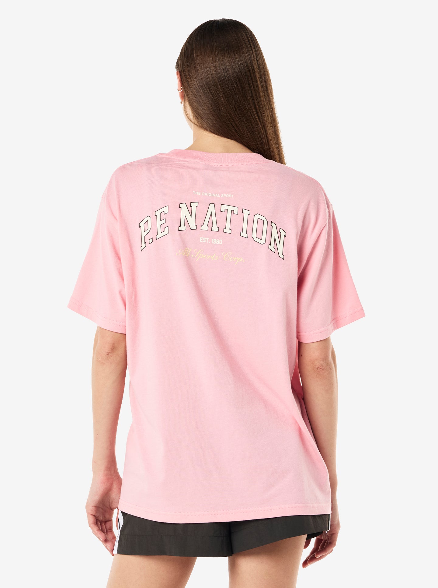 Base Tee in Candy Pink